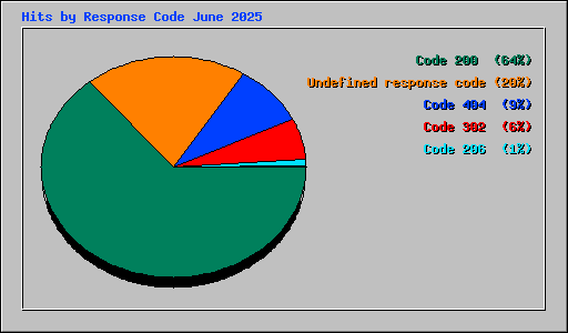 Hits by Response Code June 2025