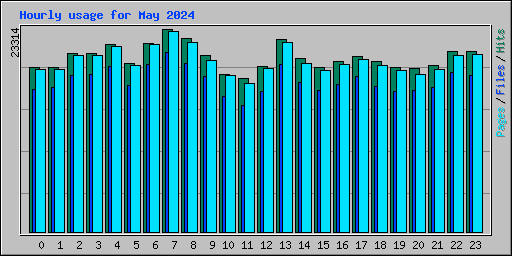 Hourly usage for May 2024